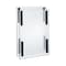 Azar Displays Clear Acrylic Magnet Back Sign Holder Frames 11'' W x 17'' H - Vertical / Portrait, 2PK 129932-2PK - alternate 1
